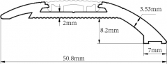 Boucle de plancher d'impression simple face en PVC YP52-8