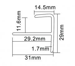 Boucle de plancher en PVC MT12