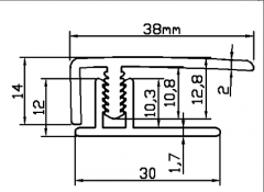 Boucle de plancher en PVC BP32-12