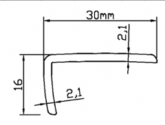 Boucle de plancher en PVC de haute qualité L15