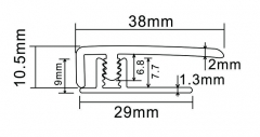 Boucle de plancher en PVC BP32-8