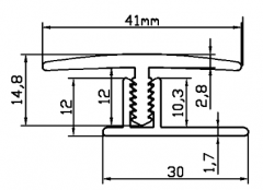 Boucle de plancher en PVC BP42-12