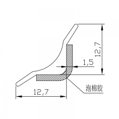 Boucle d'escalier en PVC YS-36